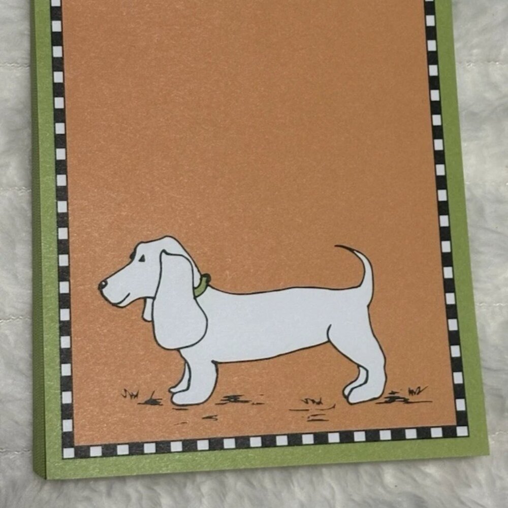 Daschund Doxie Weenie Dog 3 Note Pads 80 pages each NEW Stocking Stuffer